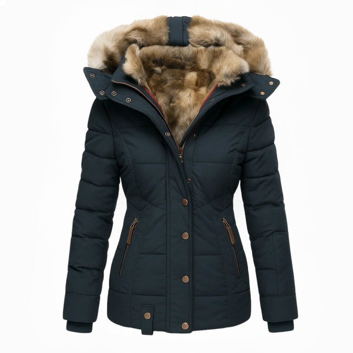 Hooded Quilted Winter Coat
