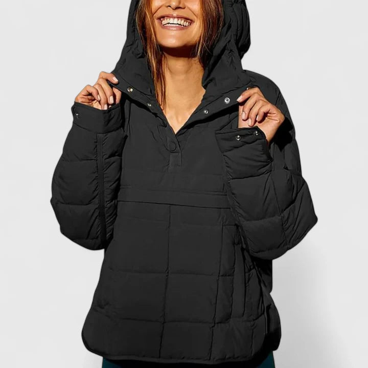 Waterproof Oversized Pullover Jacket with Hood