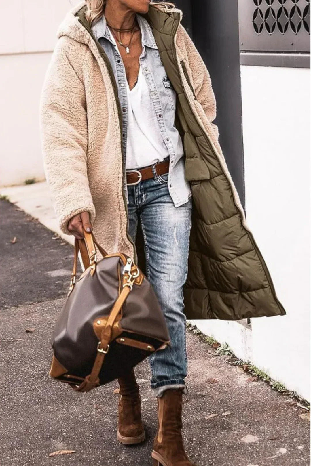 Reversible Long Winter Jacket