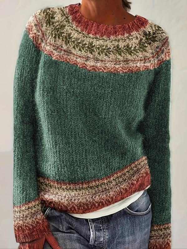 Chic Ethnic Sweater Knitwear for Effortless Elegance