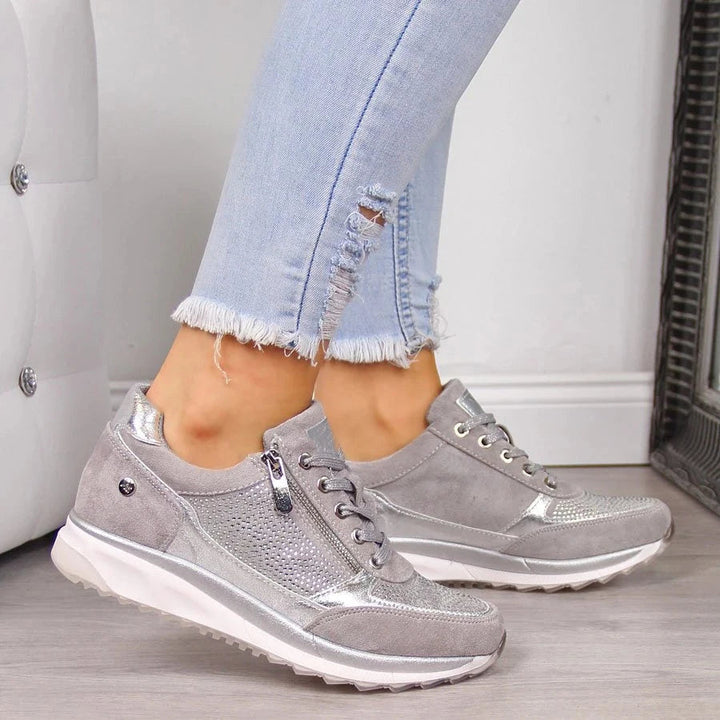 Zip-Up Orthopedic Sneakers