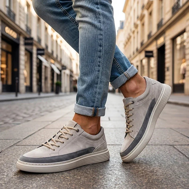 Suede Cushioned Casual Sneakers