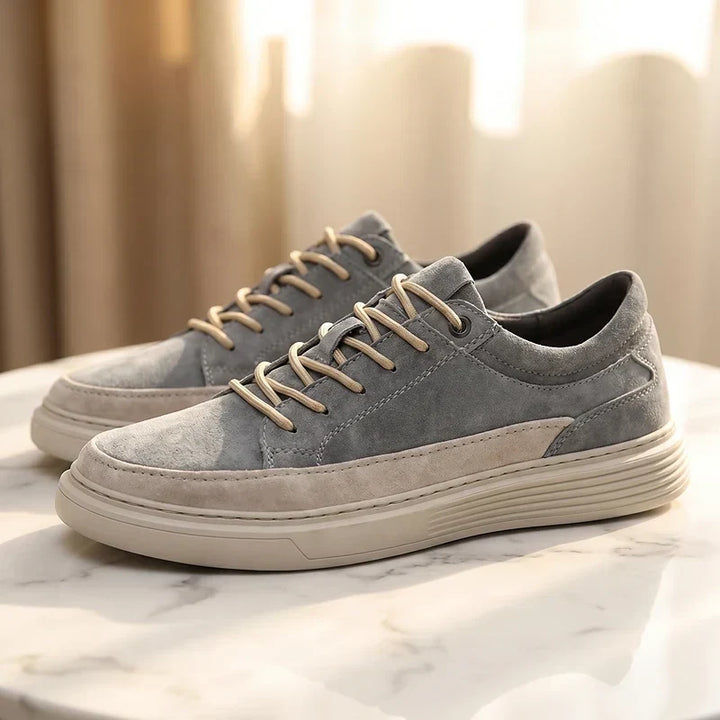 Suede Cushioned Casual Sneakers