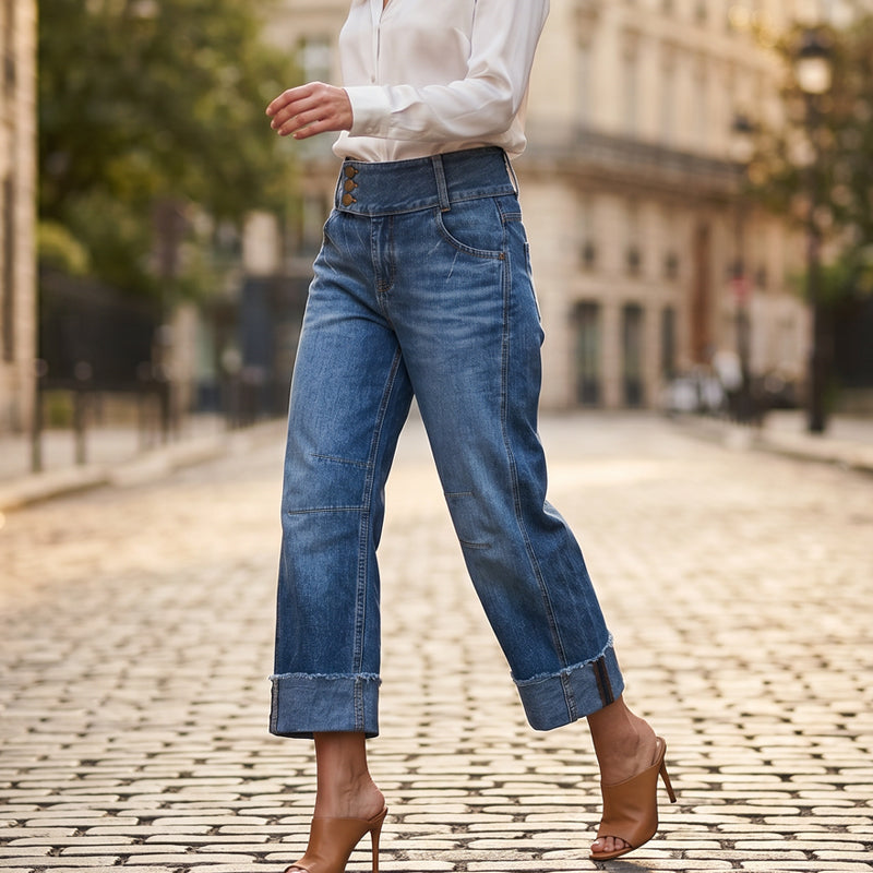 High Waist Wide Leg Jeans