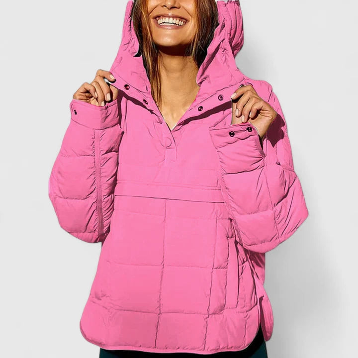Waterproof Oversized Pullover Jacket with Hood