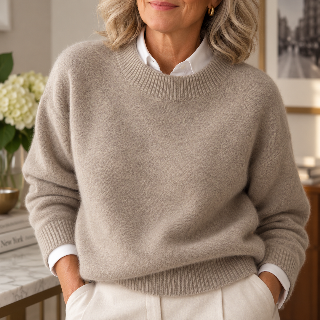 Soft Mock Neck Sweater