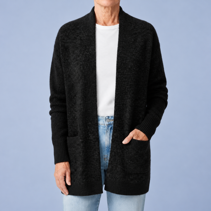 Soft Merino Wool Blend Cardigan