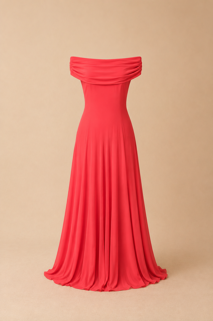 Elegant Pleated Maxi Dress