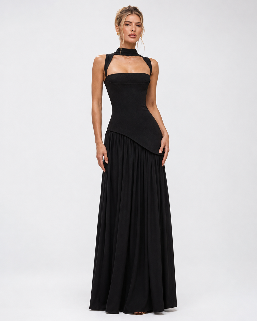 Corset Maxi Evening Dress