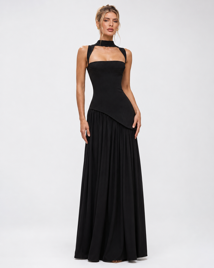 Corset Maxi Evening Dress