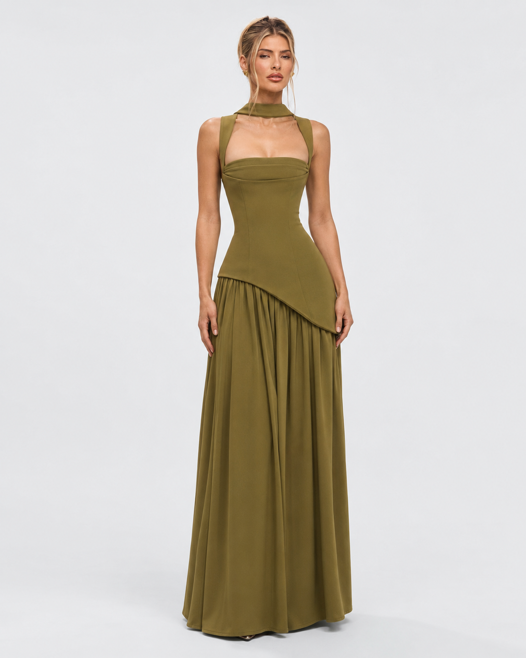 Corset Maxi Evening Dress