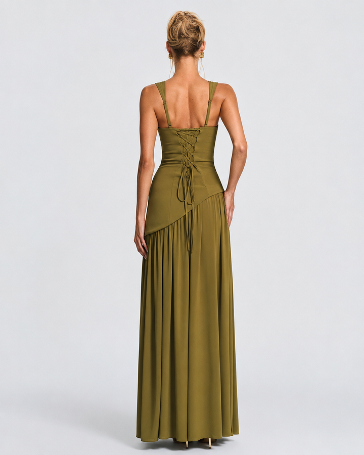 Corset Maxi Evening Dress