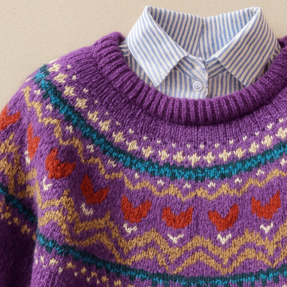 Classic Vintage Knit Sweater
