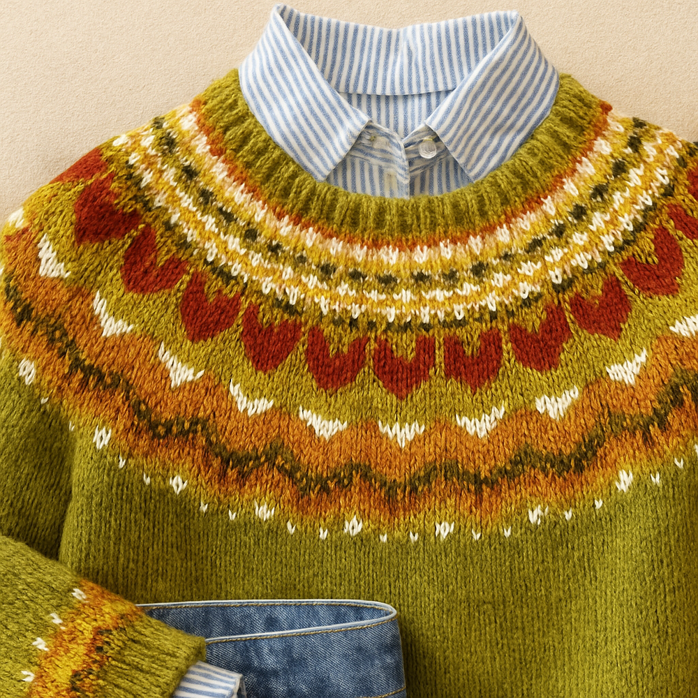 Nordic Knit Sweater Amy