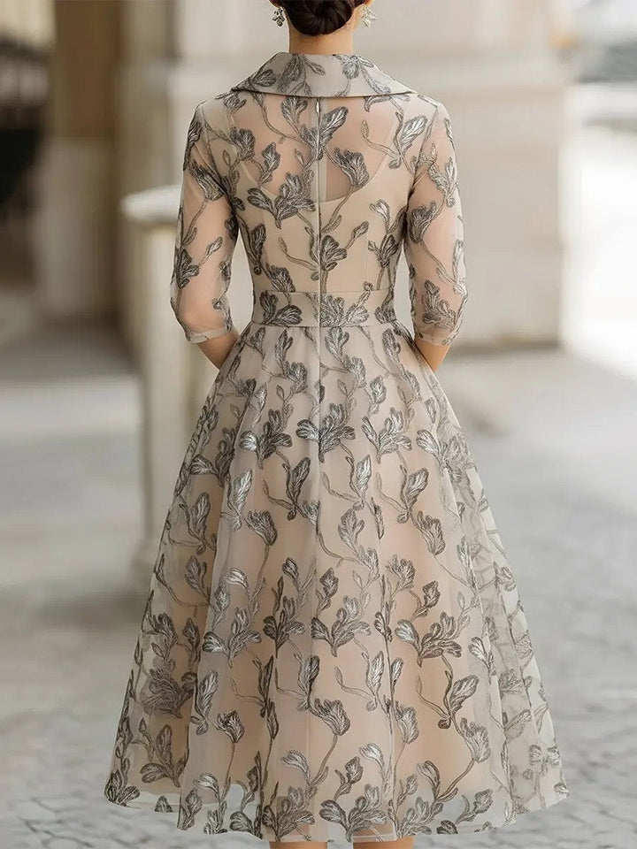 Classic Graceful Wrap Dress