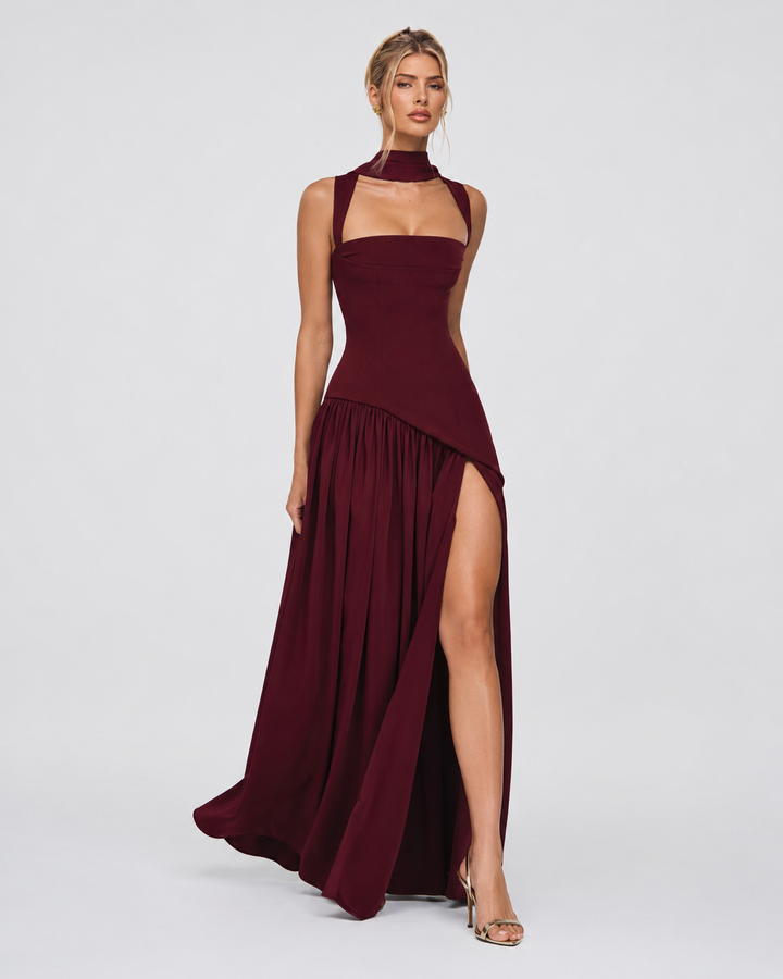 Corset Maxi Evening Dress