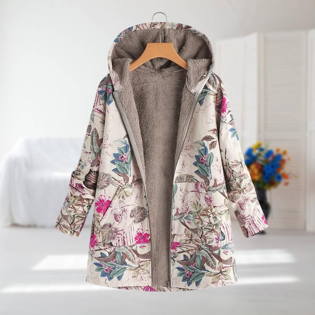 Lightweight Winter Jacket with Faux Fur Lining