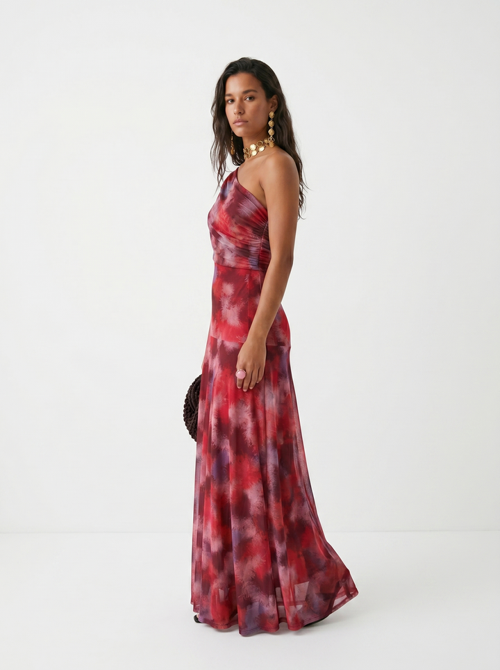 Elegant Off Shoulder Maxi Dress