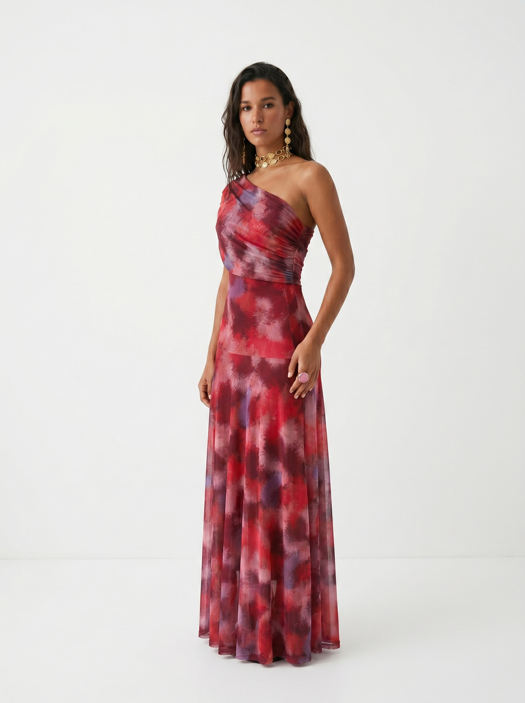 Elegant Off Shoulder Maxi Dress