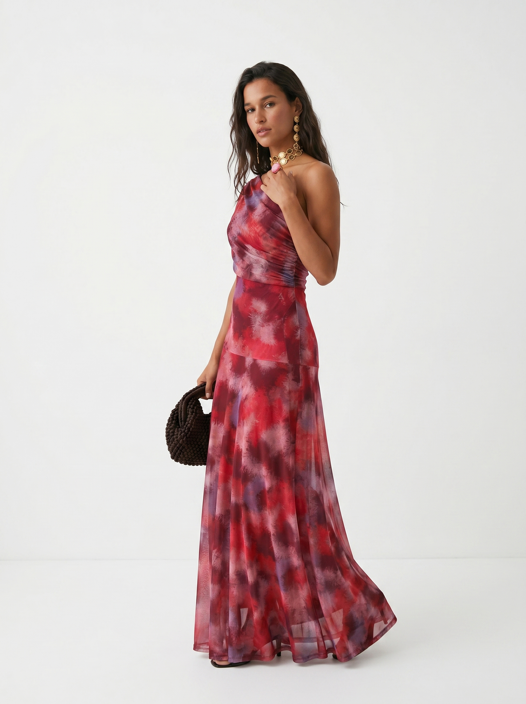 Elegant Off Shoulder Maxi Dress