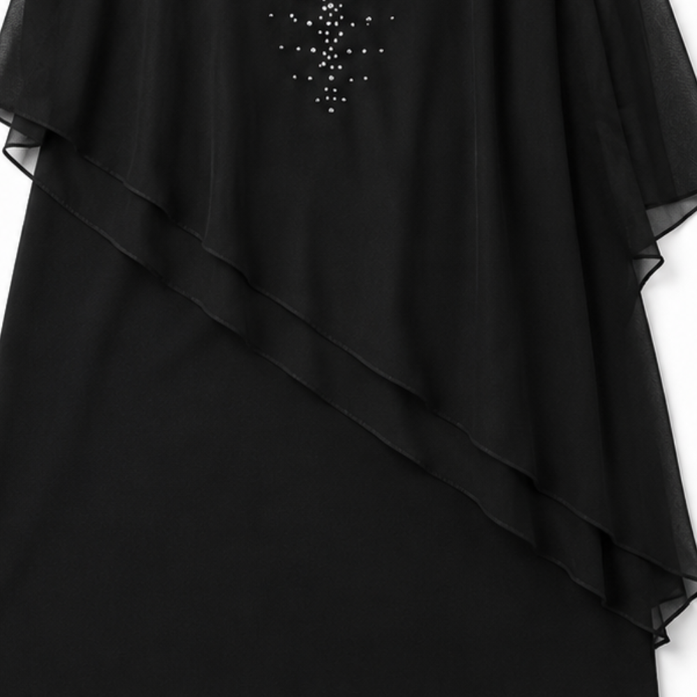 Elegant Draped Dress