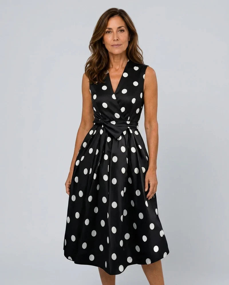 Polka Dot Wrap Dress