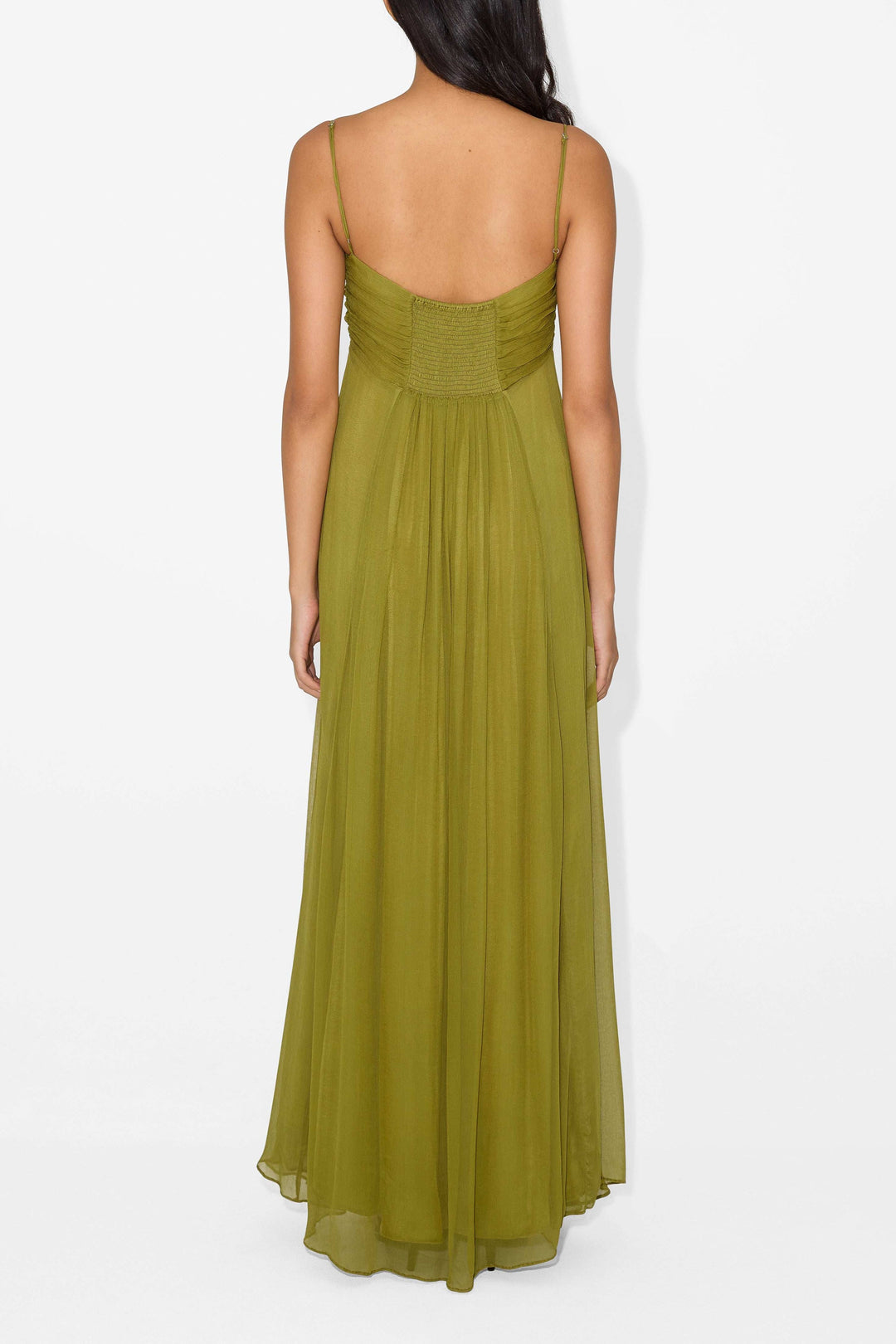 Flowing Keyhole Maxi Dress