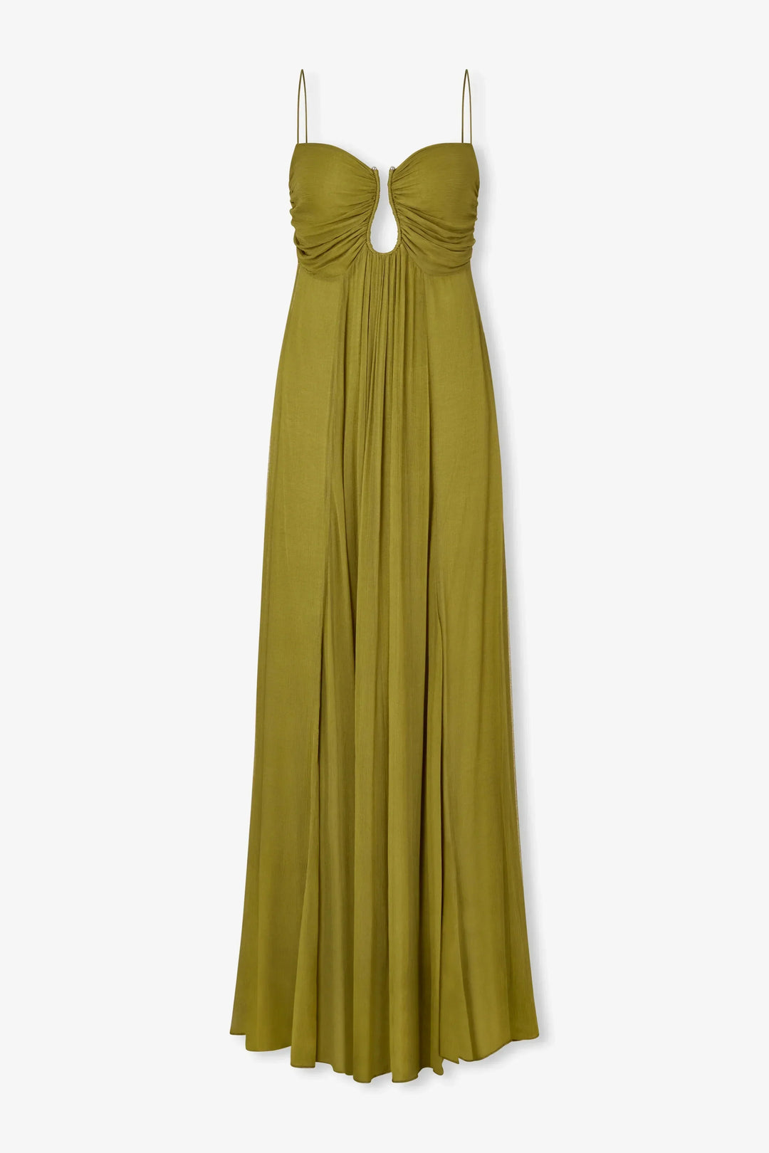 Flowing Keyhole Maxi Dress
