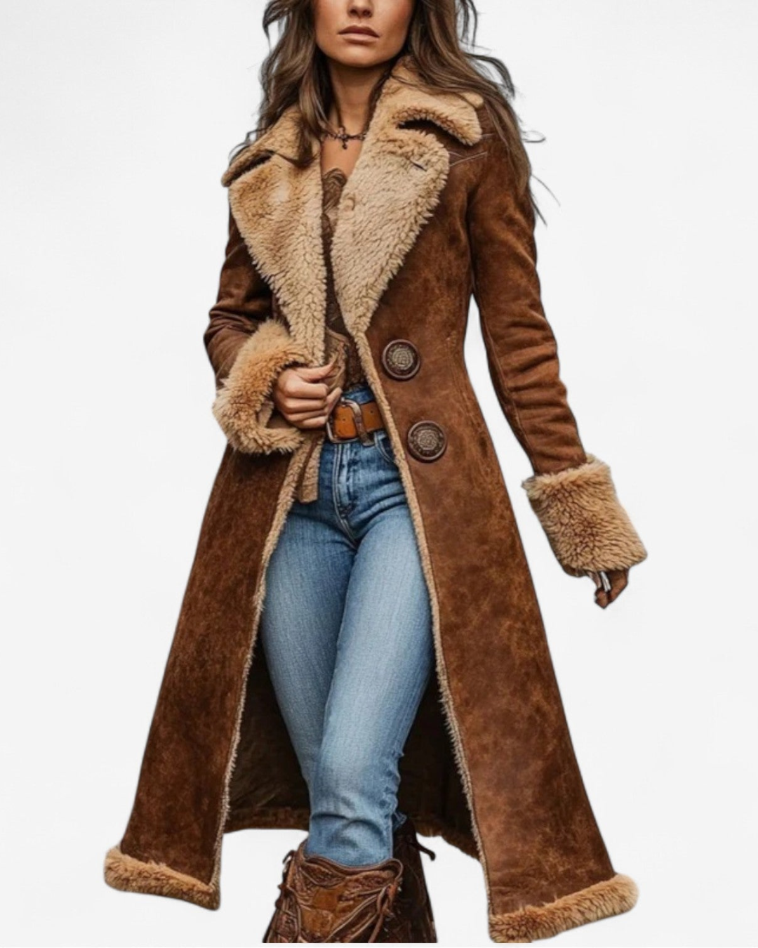 Vintage Inspired Long Coat
