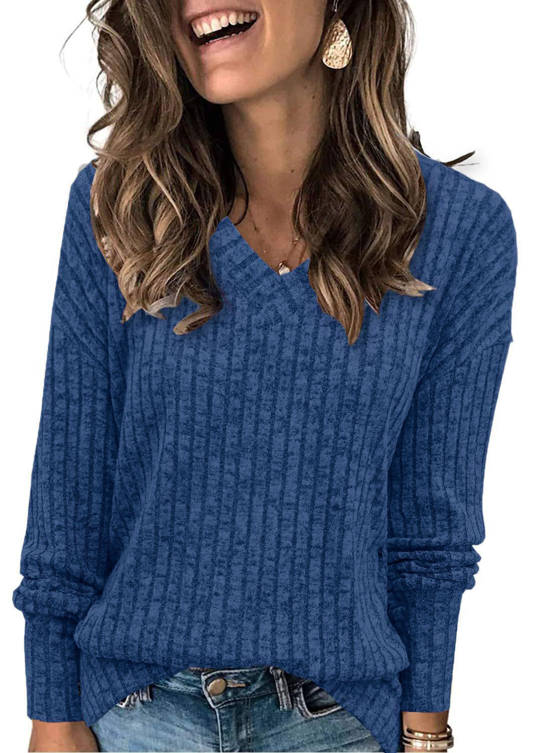 Oversized V-Neck Sweater