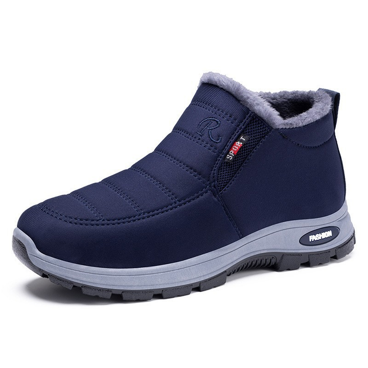 Quilted Waterproof Slip-On Ankle Boots