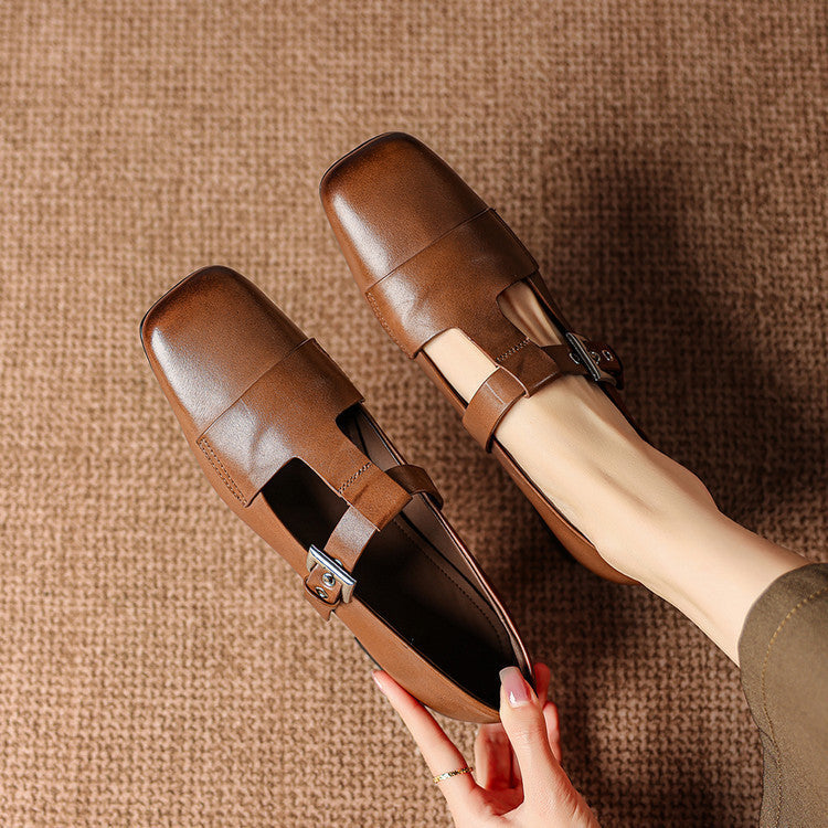 Genuine Leather Heels Matilda