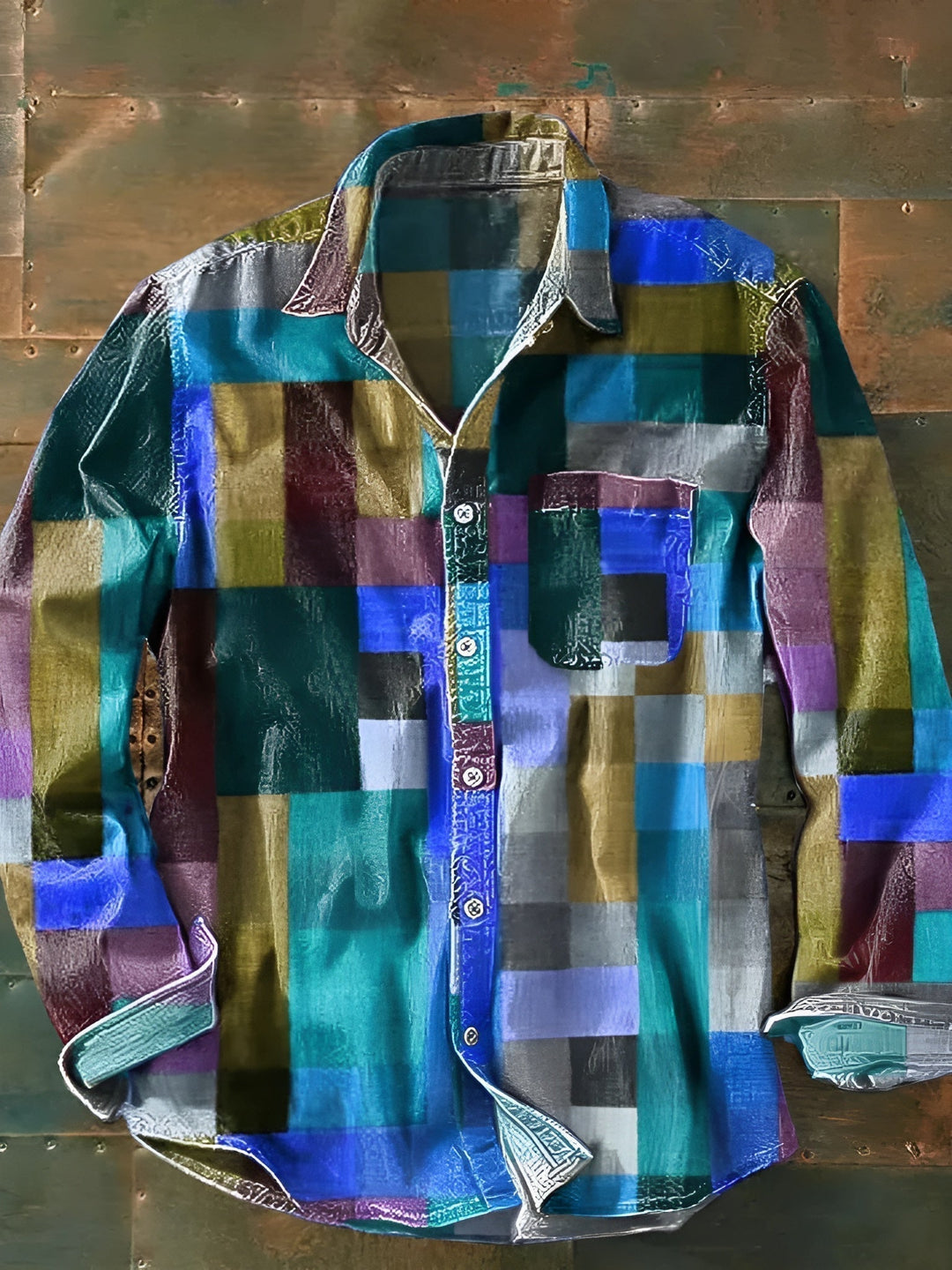 Premium Patchwork Statement Shirt