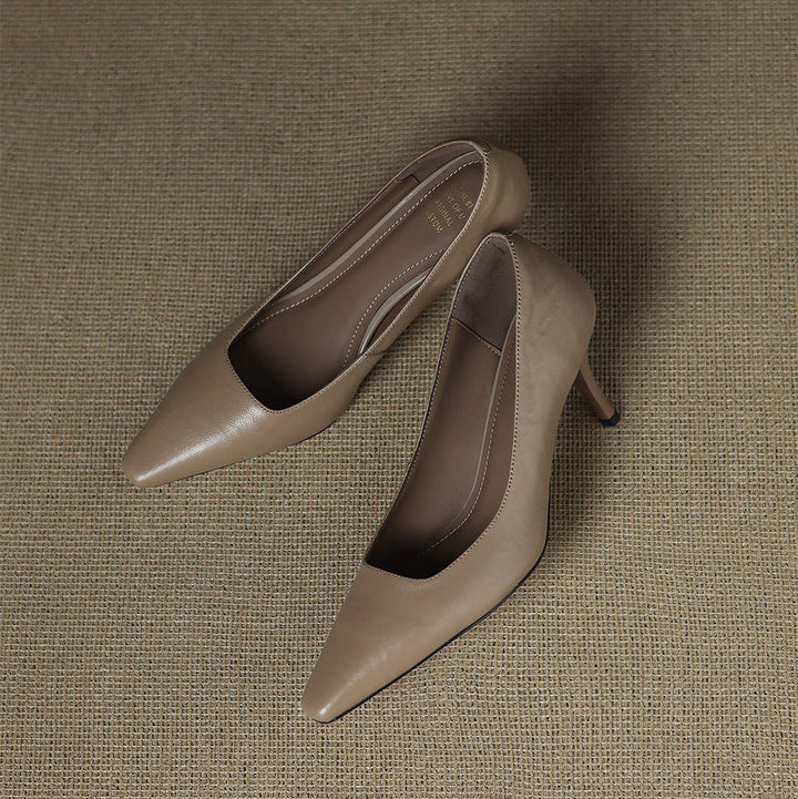 Genuine Leather Heels Ensley