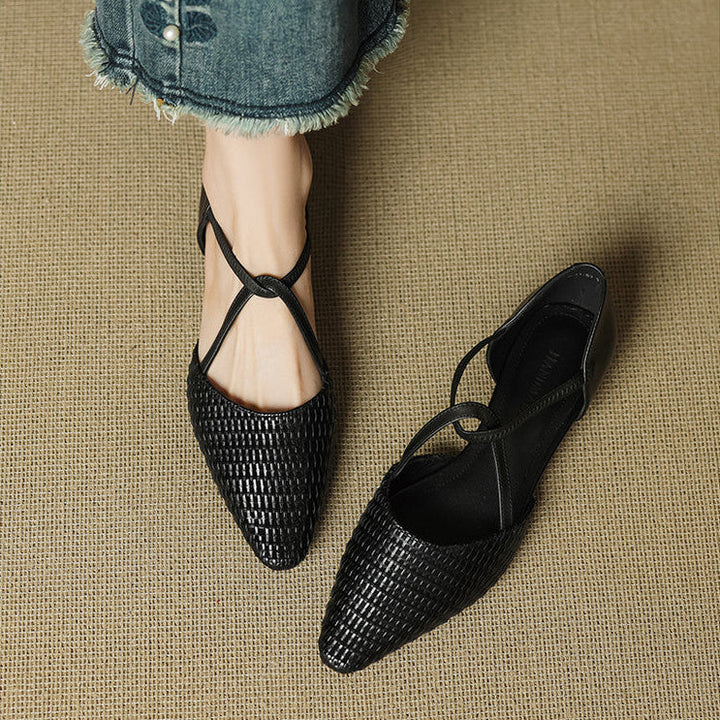 Genuine Leather Heels Colbie
