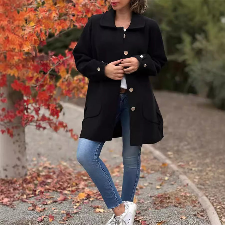 Classic Oversized Buttoned Coat