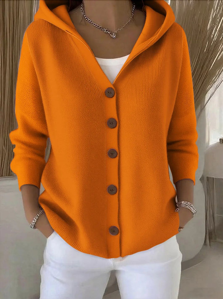 Hooded Knit Cardigan Everly