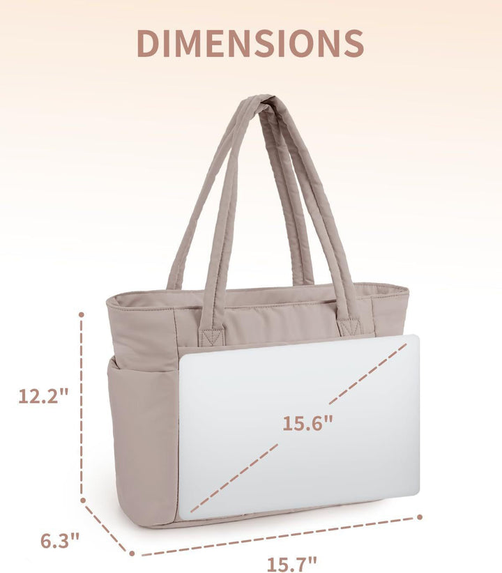 Quilted Large Capacity Tote Bag