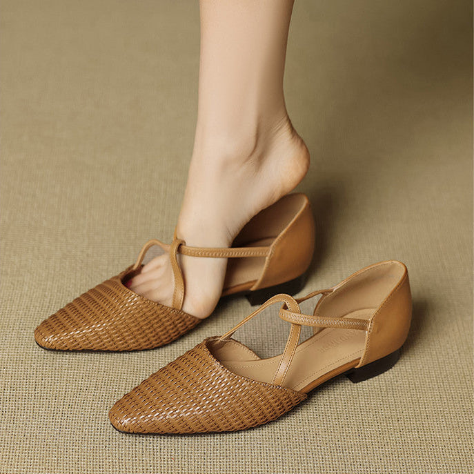 Genuine Leather Heels Colbie