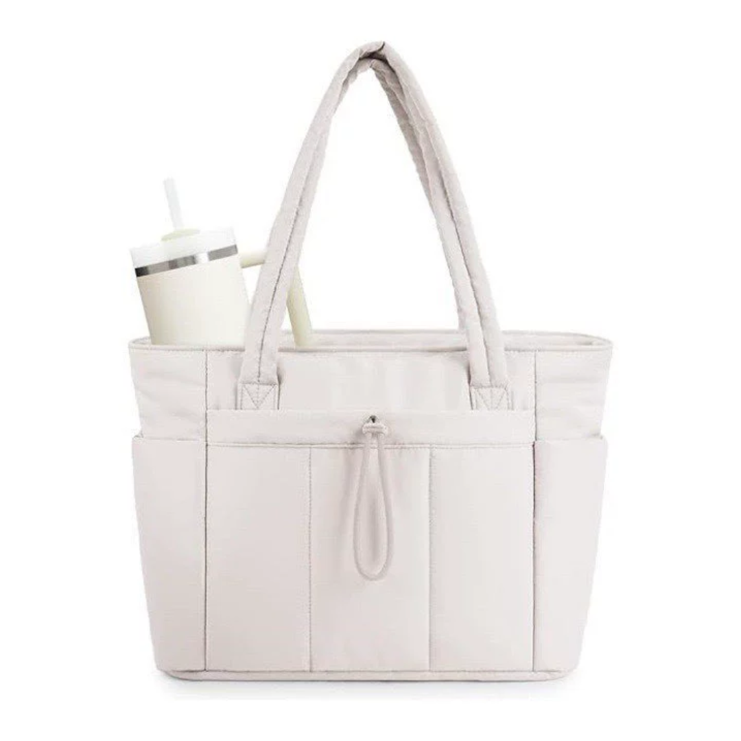 Quilted Large Capacity Tote Bag