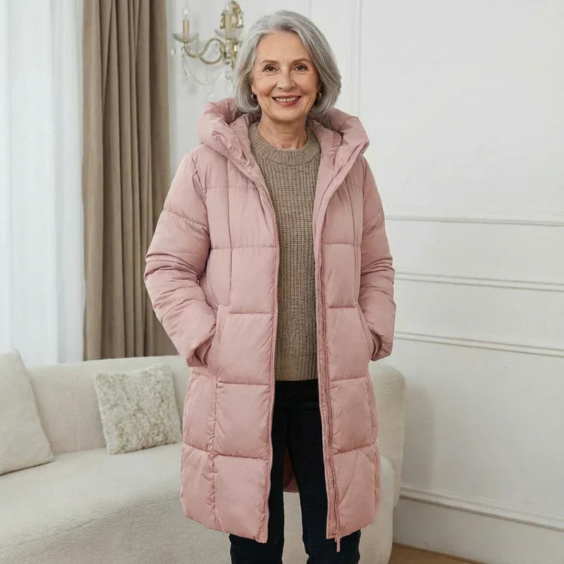 Hooded Quilted Winter Jacket