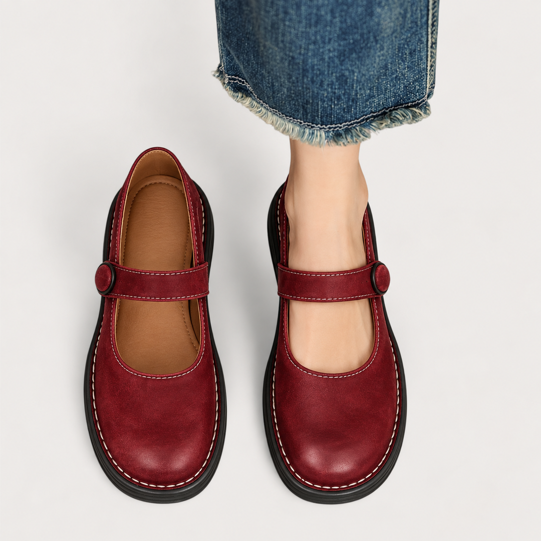 Cushioned Mary Jane Shoes