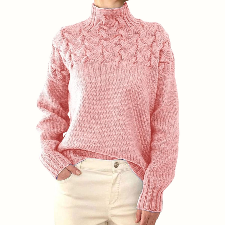 Cozy Turtleneck Knit Sweater