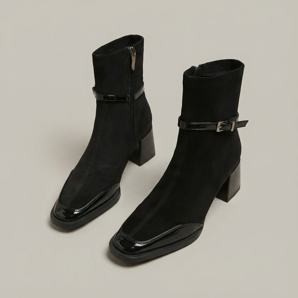 Eco-Suede Ankle Boots