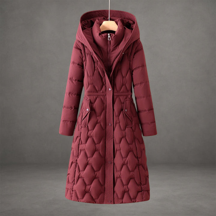 Longline Hooded Down Coat