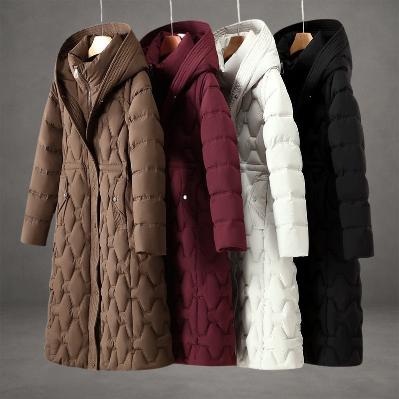 Longline Hooded Down Coat