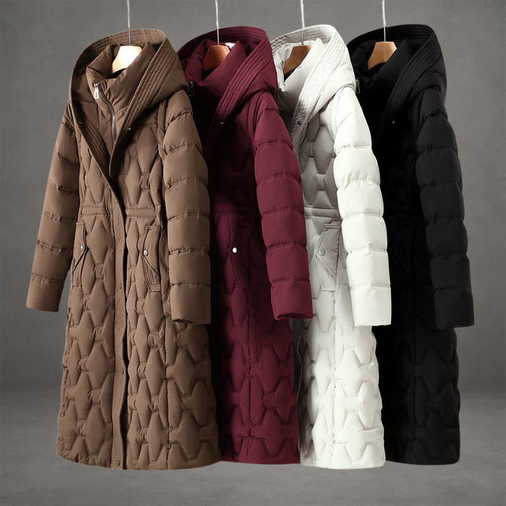 Longline Hooded Down Coat