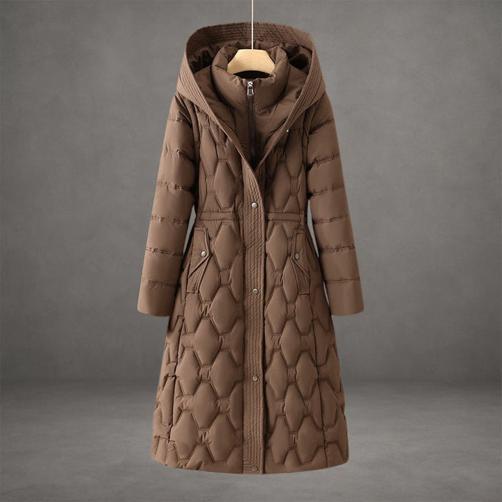 Longline Hooded Down Coat