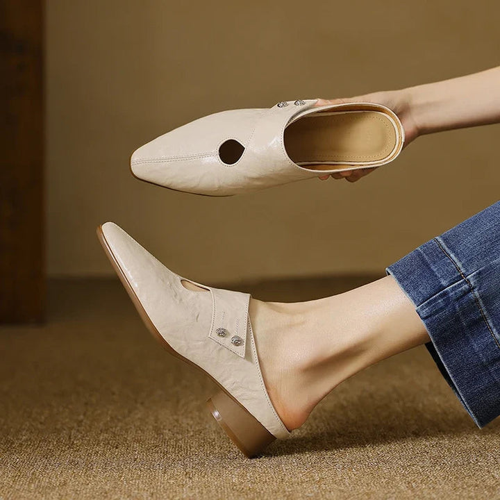 Genuine Leather Mules Bethany