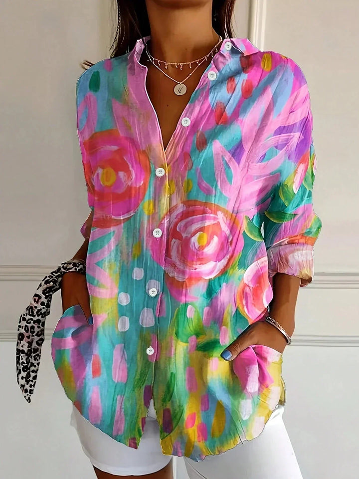 Colorful Pattern Blouse